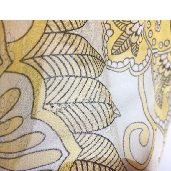 Julie Brown Silk sheer V-Neck Tunic - Sz 2 - Picture 11 of 15